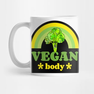 FUNNY Vegan Broccoli Mug